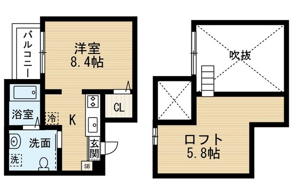 中村日赤駅 徒歩5分 1階の物件間取画像